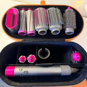 LIKE NEW Dyson Airwrap (Nickel & Fuchsia) Only used twice